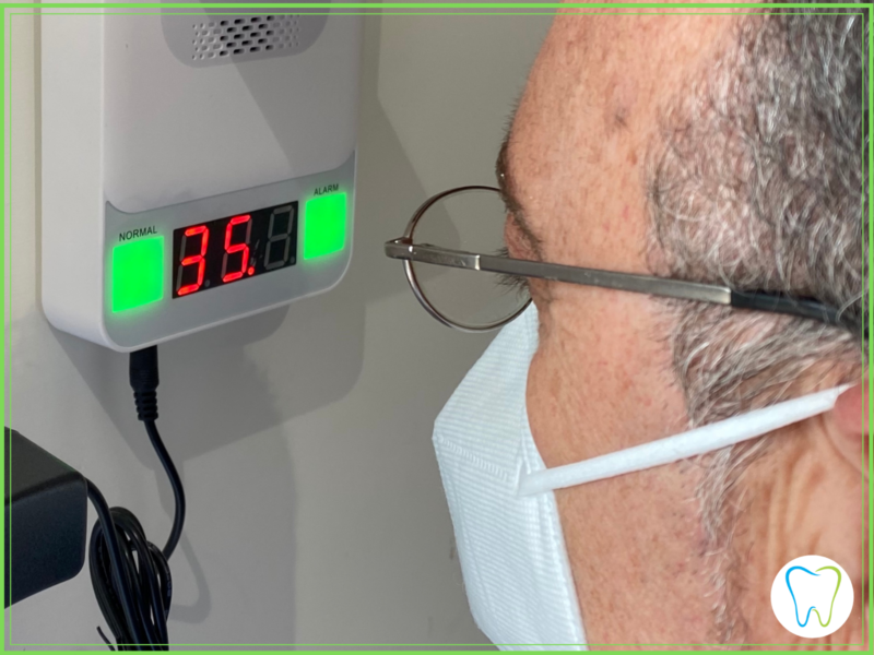 Rilevamento temperatura rilevamento temperatura dentista ammendolia velletri